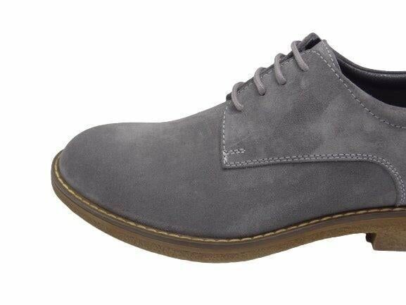 Güvener Klasik Gri Süet Erkek Ayakkabı AU05