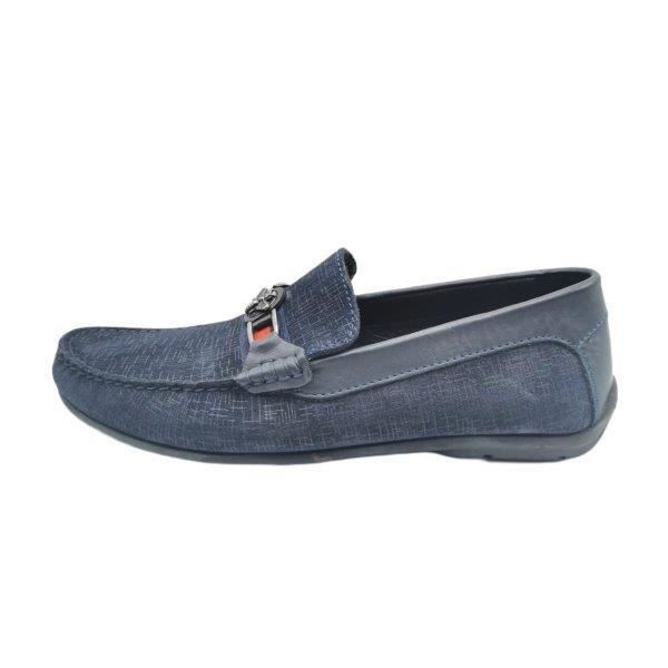 King Shoes AU4020  Lacivert Süet Erkek Ayakkabısı