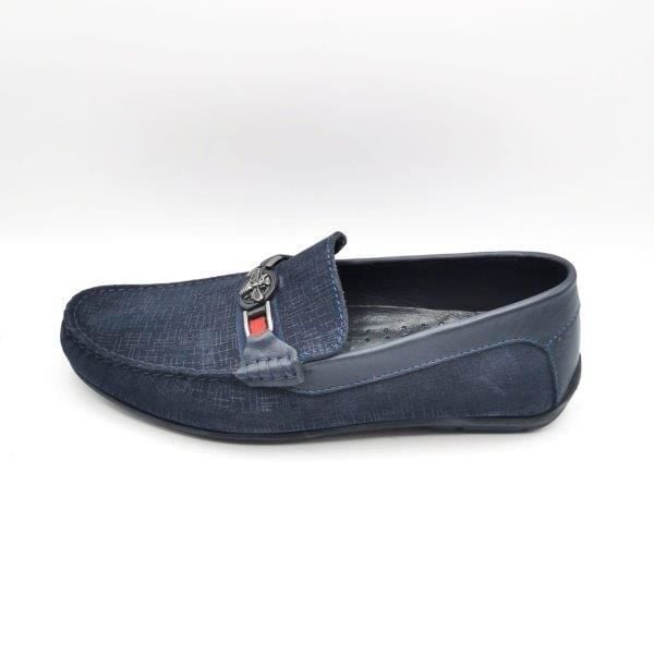 King Shoes AU4020  Lacivert Süet Erkek Ayakkabısı