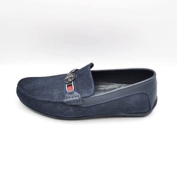 King Shoes AU4020  Lacivert Süet Erkek Ayakkabısı