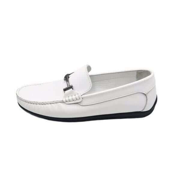 King Shoes AU3210  Beyaz Erkek Ayakkabısı