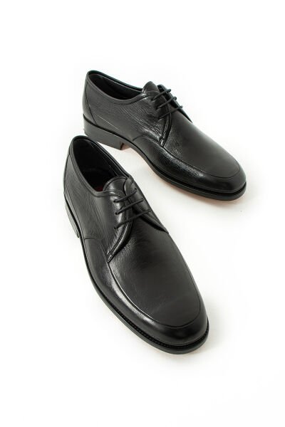 Güvener Kösele Taban Gerçek Deri Hakiki Rok, Siyah