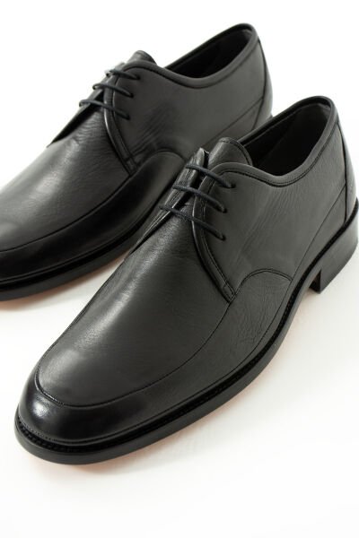 Güvener Kösele Taban Gerçek Deri Hakiki Rok, Siyah