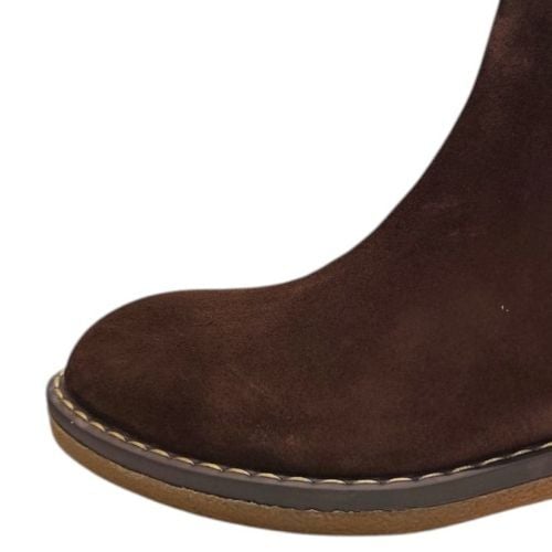 Güvener Küçük Numara Erkek Bot Kahverengi Süet