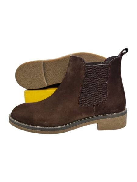 Güvener Küçük Numara Erkek Bot Kahverengi Süet