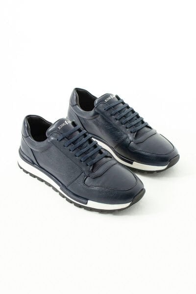 King Shoes Lacivert Günlük Erkek Ayakkabı