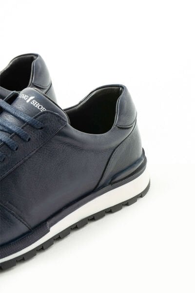 King Shoes Lacivert Günlük Erkek Ayakkabı