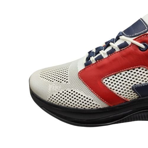 King Shoes Hakiki Deri Kalın Taban Erkek Sneaker