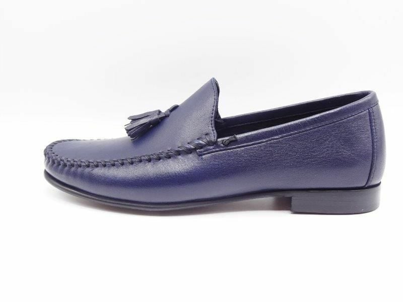 King Shoes Yazlık Erkek Ayakkabı AU542 Lacivert