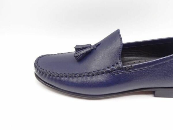 King Shoes Yazlık Erkek Ayakkabı AU542 Lacivert