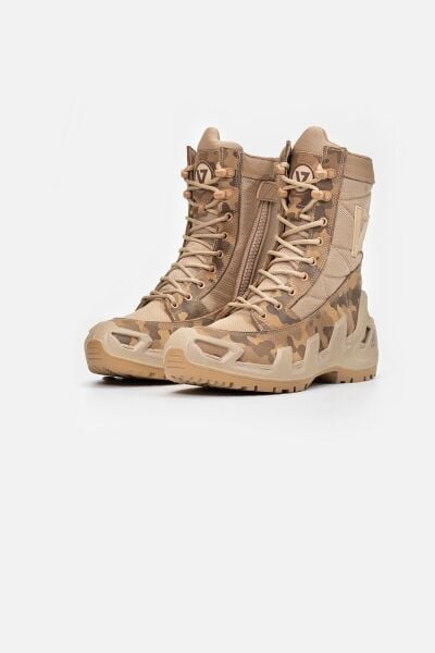 1092 V-CLUTCH ON DUTY NUBUK ERKEK BOT BEJ KAMUFLAJ