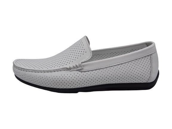 King Shoes 3221 Beyaz Erkek Ayakkabı
