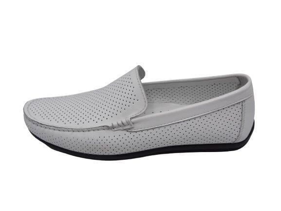 King Shoes 3221 Beyaz Erkek Ayakkabı