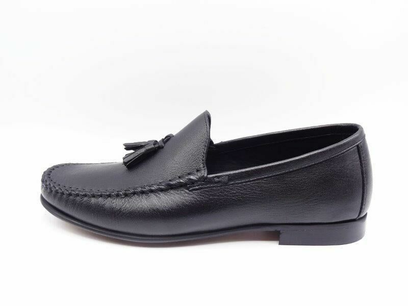 King Shoes Siyah Yazlık Erkek Ayakkabı AU542