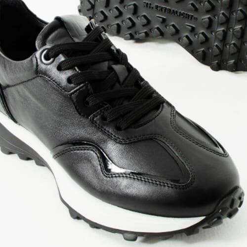 Libero Siyah Deri Erkek Sneaker