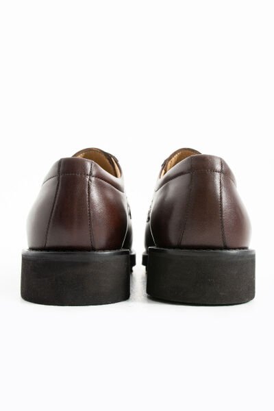 Güvener Bağcıklı Kahverengi Klasik Erkek Ayakkabı