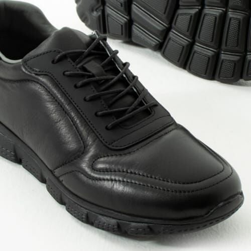 Libero Siyah Deri Rahat Ayakkabı