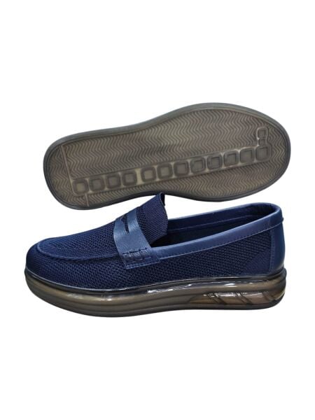 Güvener Şeffaf Taban Erkek Ayakkabı Lacivert