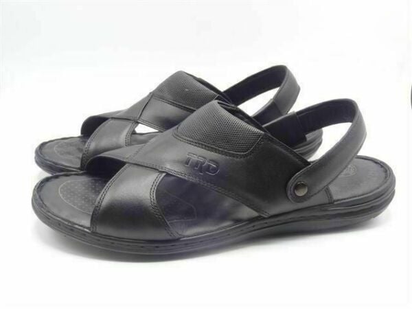 Büyük Numara Terlik  - Büyük No Sandalet TRD175 Siyah