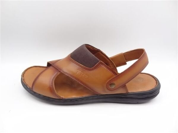 Büyük Numara Terlik  - Büyük No Sandalet TRD175 Taba